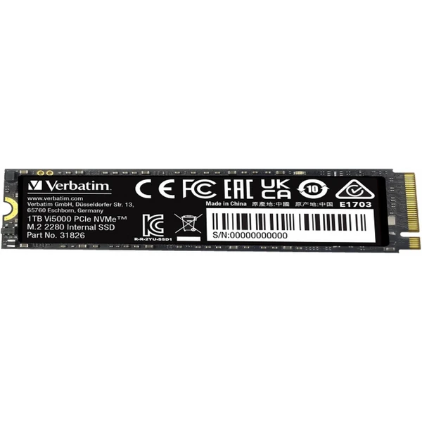 VERBATIM SSD Vi5000 Internal PCIe NVMe M.2 SSD 1TB - SSD disky - Obrázek U563000O01