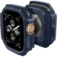 Spigen Rugged Armor kryt Apple Watch Ultra 3/2/1 (49mm) modrý - Pouzdra