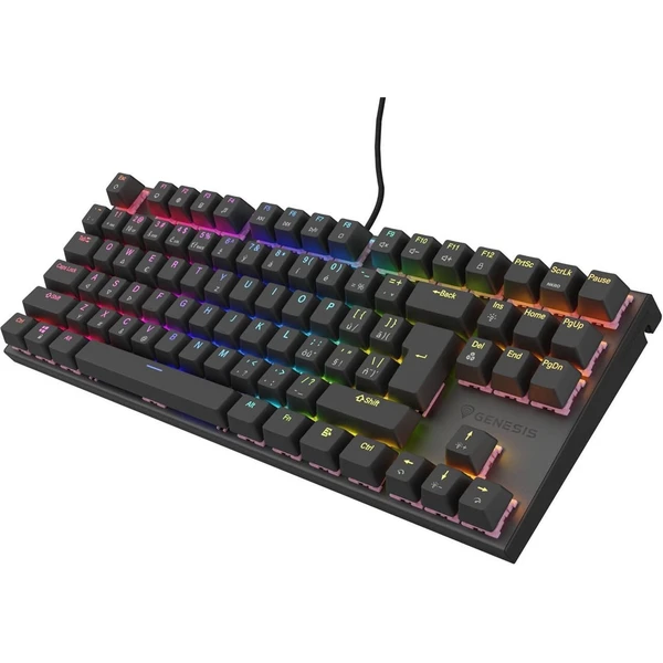 Genesis THOR 303 TKL Outemu Peach silent mechanická klávesnice CZ/SK černá - Klávesnice - Obrázek U5C6000N01