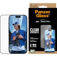PanzerGlass® Ultra-Wide Fit sklo Apple iPhone 17/16 Pro s instalačním rámečkem - Ochranné folie a skla