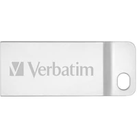 VERBATIM Flash Disk 64GB Metal Executive, USB 2.0, stříbrný - Flashdisky