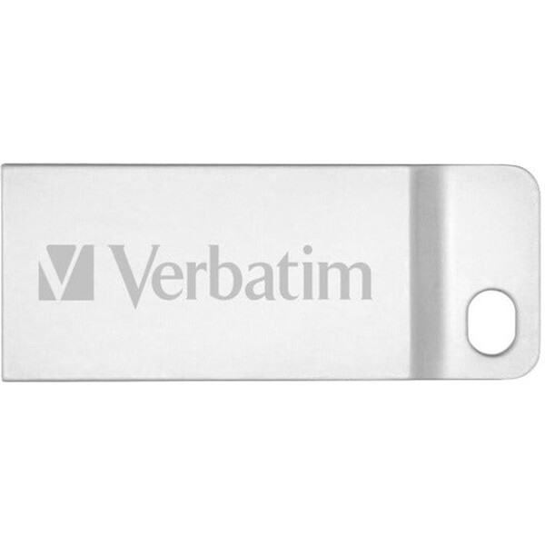 VERBATIM Flash Disk 64GB Metal Executive, USB 2.0, stříbrný Stříbrná