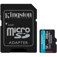 Kingston Canvas Go! Plus microSDXC 256GB + SD adaptér - Paměťové karty