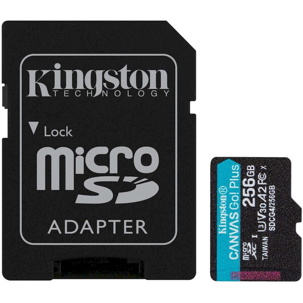 Kingston MicroSDXC 256GB Canvas Go Plus A2 SDCG4/256GB