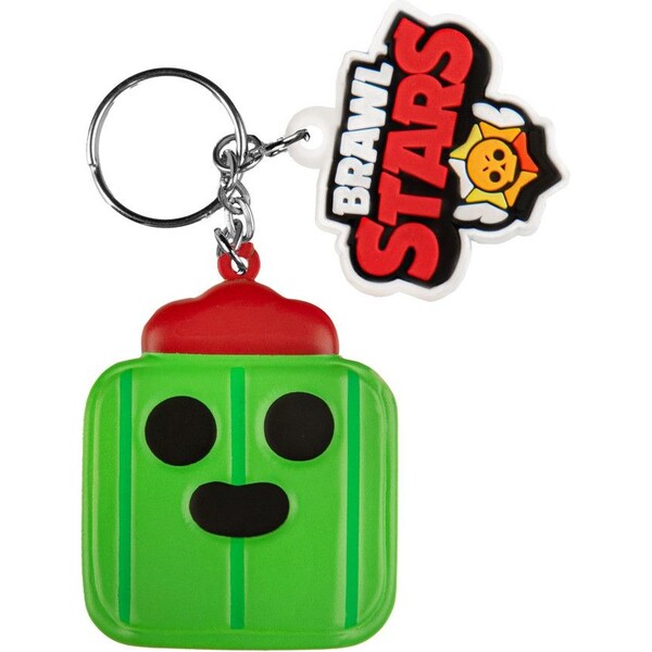 Cinereplicas klíčenka squishy Brawl Stars - Spike Vícebarevná