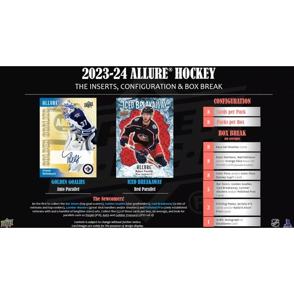 Hokejové karty 2023-24 Upper Deck Allure Hockey Hobby Box - Hokejové karty - Obrázek U6C6000P01