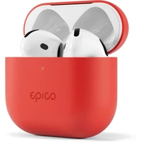 Epico silikonový kryt pro Airpods 4 červený - Pouzdra