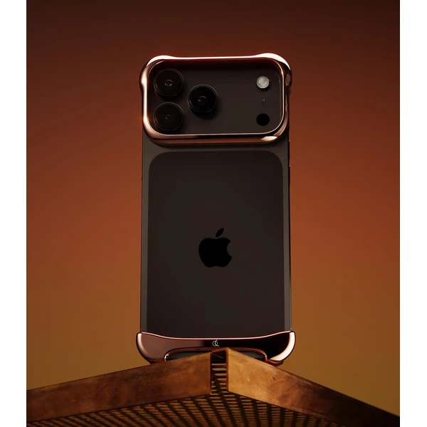 Arc Pulse hliníkový ochranný rám iPhone 17 Pro růžový bronz - Pouzdra - Obrázek U6DJ000K01