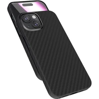 Epico Mag+ Carbon kryt pro iPhone 16 černá - Pouzdra