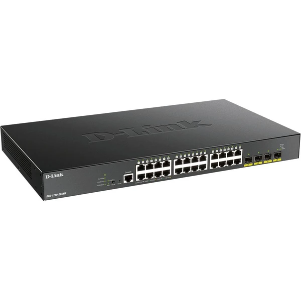 D-Link 24-port Gigabit PoE Smart Managed switch - Switche - Obrázek U6YI000K01