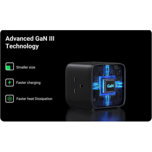 UGREEN DigiNest Cube 65W nabíjecí kostka s GaN - Zásuvky - Obrázek U790000N01