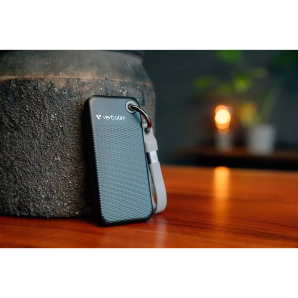 Verbatim Pocket SSD 1TB USB-C černá/šedá - SSD disky - Obrázek U7JD000P01