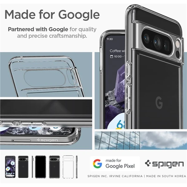 Spigen Ultra Hybrid kryt pro Google Pixel 8 Pro Čirá - Pouzdra - Obrázek U7SA000601