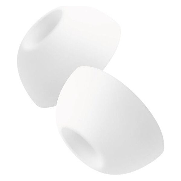 FIXED Plugs 2 sady silikonových špuntů Apple Airpods Pro/Pro 2 (L) bílá