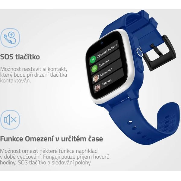 LAMAX WatchY4 Play dětské hodinky modré - Chytré hodinky - Obrázek U829000P01