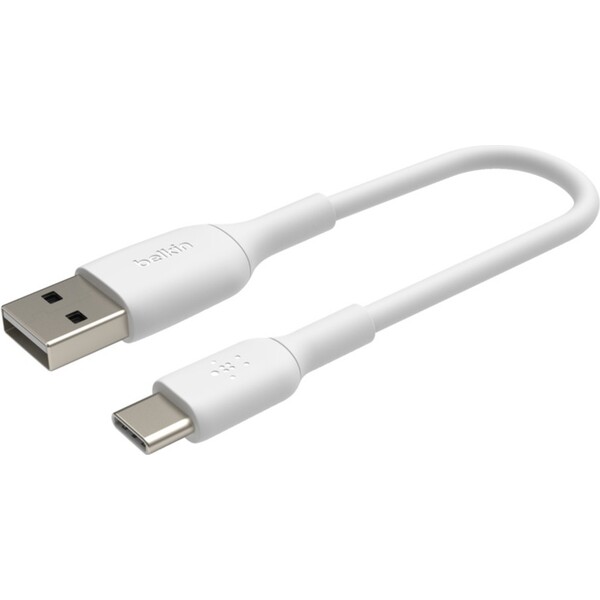 Belkin BOOST Charge USB-C/USB-A kabel, 15cm, bílý