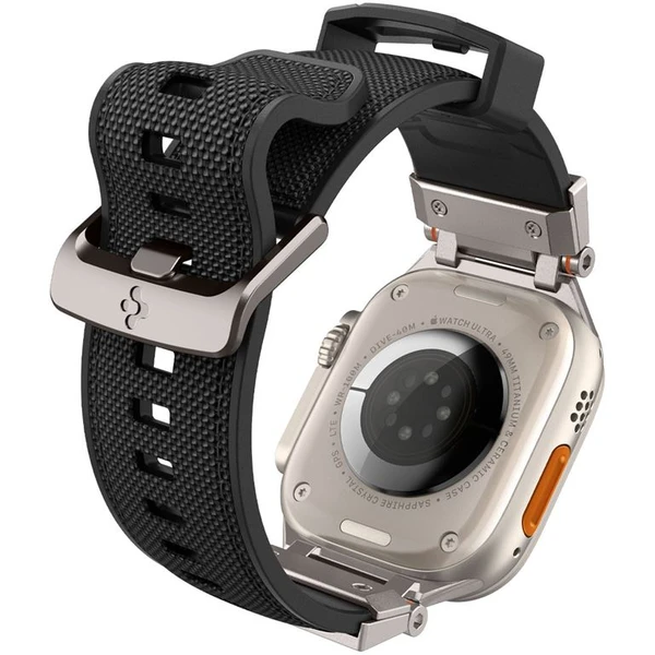 Spigen DuraPro Armor řemínek Apple Watch Ultra 49/46/45/44/42mm stříbrný/černý - Řemínky - Obrázek U8N5000701