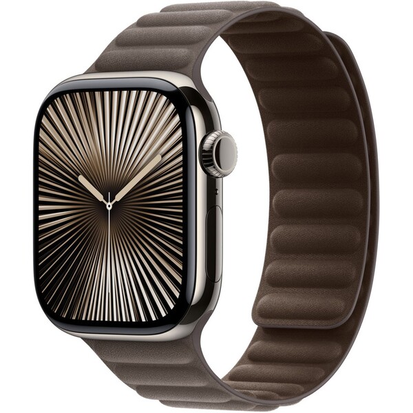 Apple Watch 42mm šedohnědý magnetický tah - S/M MXWM3ZM/A