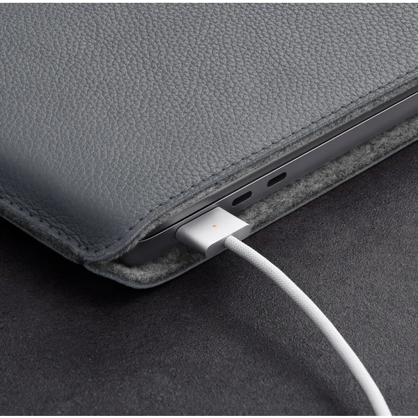 Woolnut kožené Sleeve pouzdro pro 15" MacBook Air šedé - Pouzdra - Obrázek U8SR100501