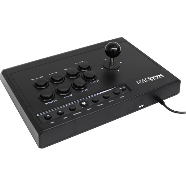 Maxx Tech Flight Stick Maxx Tech Arcade Fight Stick bojový joystick černý - Smarty.cz