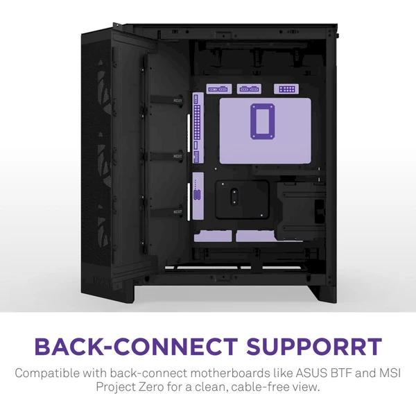 NZXT H9 Flow černá - Počítačové skříně - Obrázek U97K000K01
