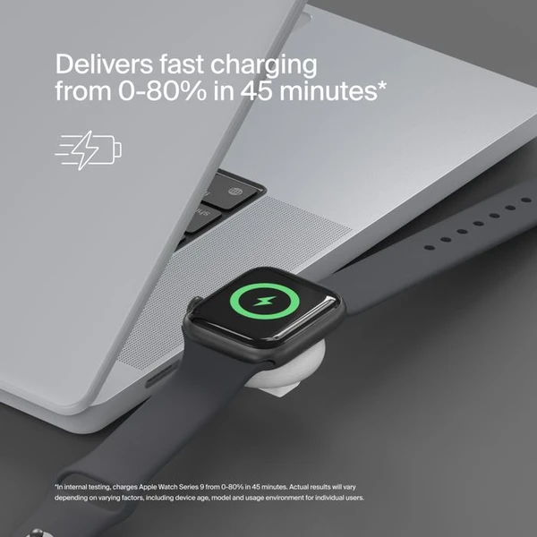 Belkin BOOST CHARGE Apple Watch MFi dongle nabíječka bílá - Nabíječky - Obrázek UA8B000P01