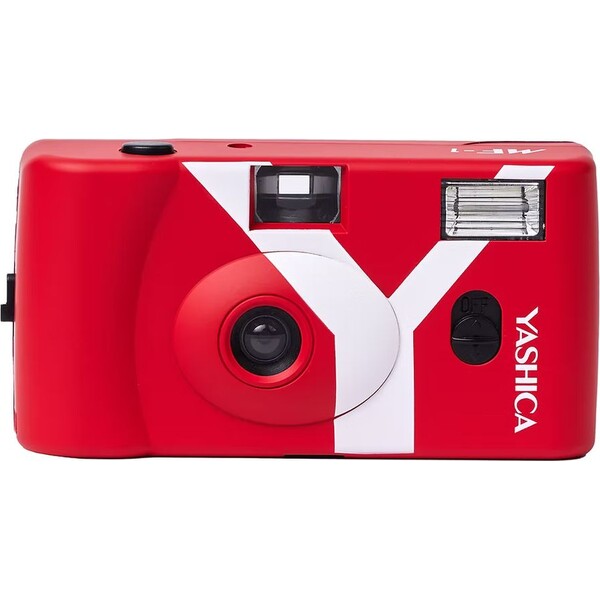 Yashica MF-1 Snapshot Art Camera Červená