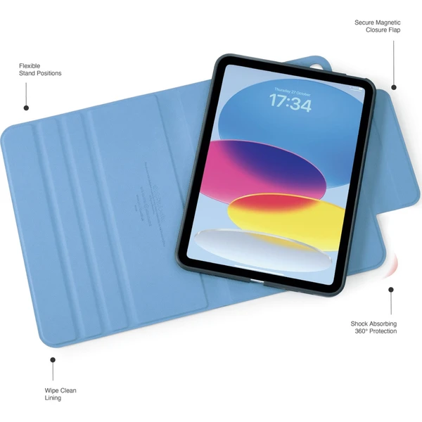 Pipetto Origami No5 Rotating Folio pouzdro iPad Air 11" (2026/2025/2024) tmavě modré - Pouzdra - Obrázek UB4Q000K01