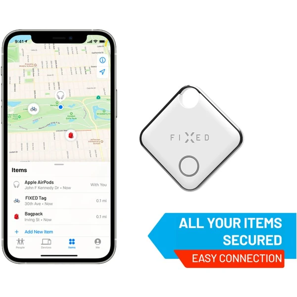 FIXED Tag Smart tracker s podporou Find My bílý - Lokátory - Obrázek UBUP100501