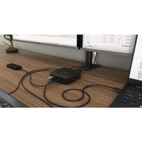 i-tec USB-C HDMI DP Docking Station with Power Delivery 100 W - Dokovací stanice - Obrázek UBUW600301