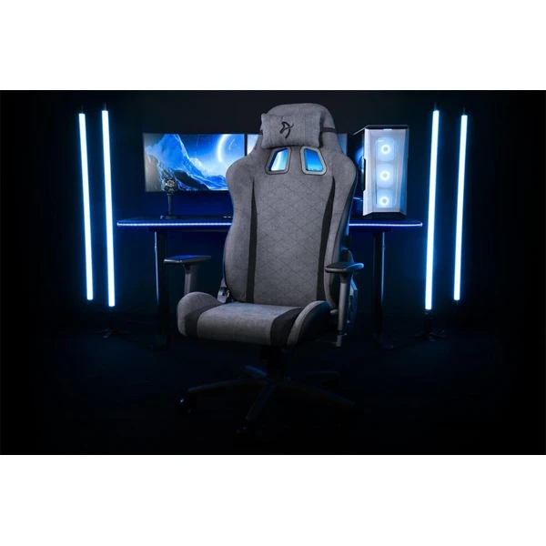 AROZZI AVANTI Soft Fabric herní židle šedá - Židle - Obrázek UC4D000O01