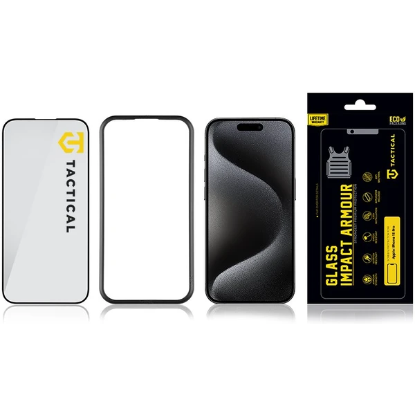 Tactical Glass Impact Armour sklo pro Apple iPhone 15 Pro - Ochranné folie a skla - Obrázek UC50000N01