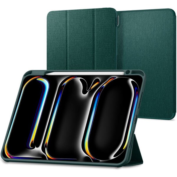 Spigen Urban Fit pouzdro iPad Pro 11" (2024) půlnočně zelené
