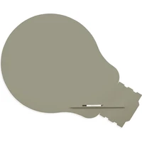 Rocada Skin Shape Idea 6460-7030 magnetická tabule kamenná šedá RAL 7030 - Magnetické tabule
