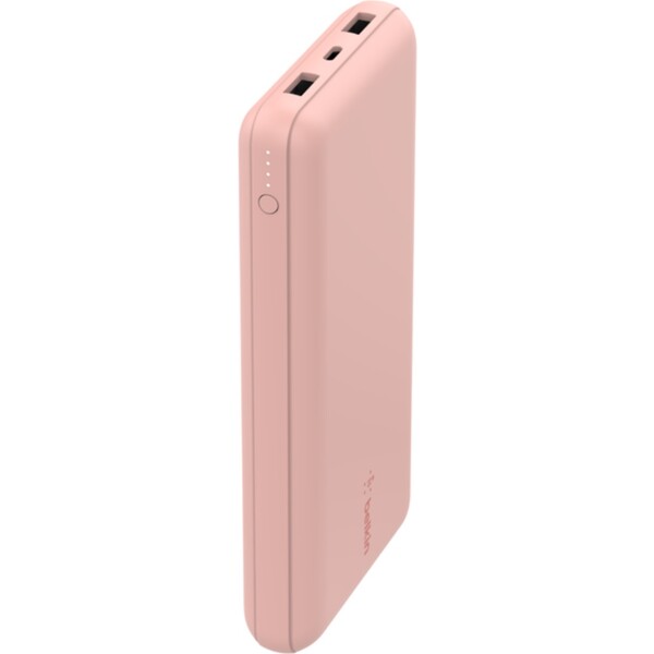 Belkin BOOST CHARGE USB-C powerbanka (15W), 20000mAh, růžová