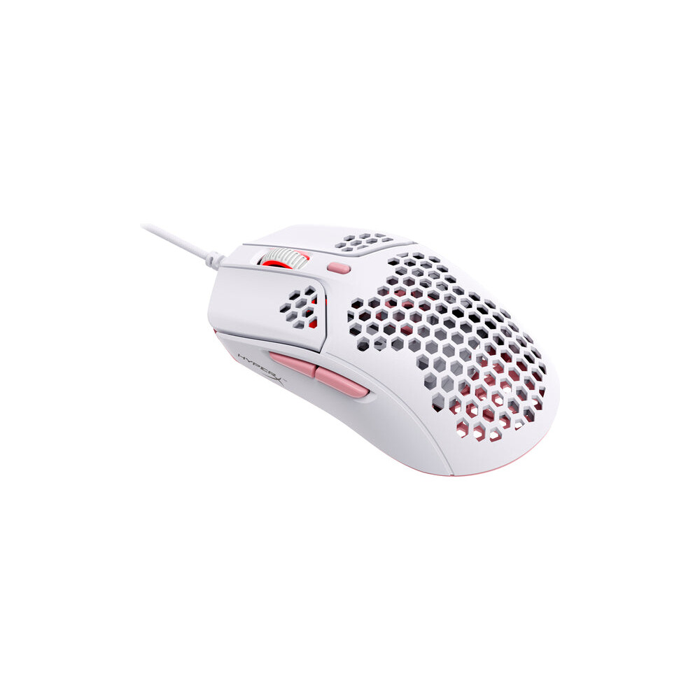 HyperX Pulsefire Haste herní myš bílá/růžová