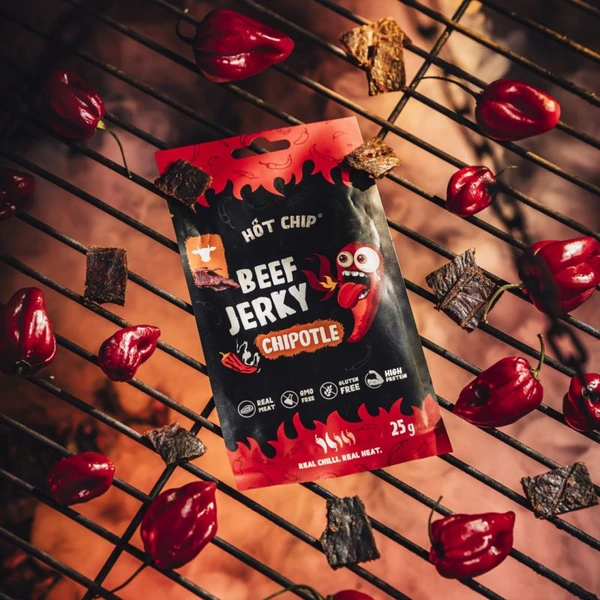 Jerky Hot-Chip - Chilli Chipotle 25 g - Potraviny - Obrázek UEUG000K01