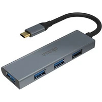 Akasa hub USB Type-C, 4x USB 3.0, 18cm - USB huby