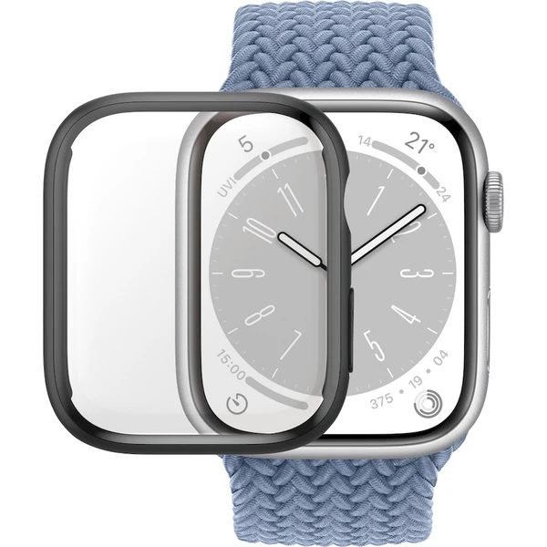 PanzerGlass Apple Watch 9/8/7 (41mm) ochranný kryt s D3O - černý rámeček - Pouzdra - Obrázek UFC1000O01