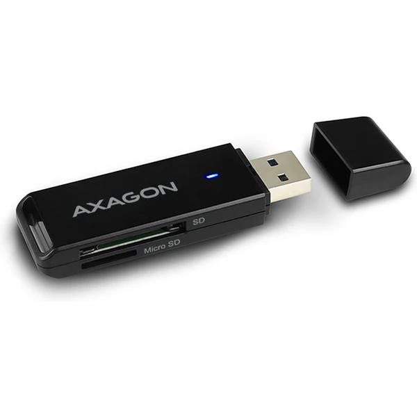 AXAGON čtečka SD/microSD karet CRE-S2N USB-A - Čtečky paměťových karet - Obrázek UFD0700301