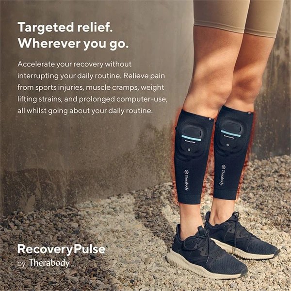 Therabody RecoveryPulse Calf Sleeve vibrační návlek na lýtko (XS) - Masážní přístroje - Obrázek UG76G00101