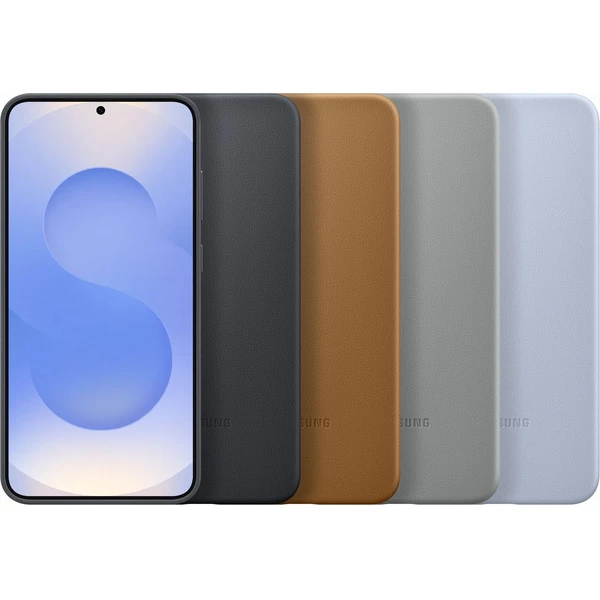 Samsung Kindsuit Case kryt z veganské kůže Galaxy S25+ černý - Pouzdra - Obrázek UGCC000J01