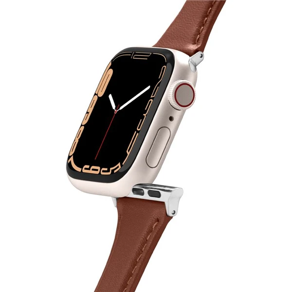 Spigen Kajuk Watch Band řemínek Apple Watch 41/40/38mm hnědý - Řemínky - Obrázek UHC5000L01