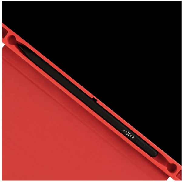 FIXED Padcover+ pouzdro se slotem pro Pencil pro iPad Air 13" (2024-2026) červené - Pouzdra - Obrázek UIEA000O01