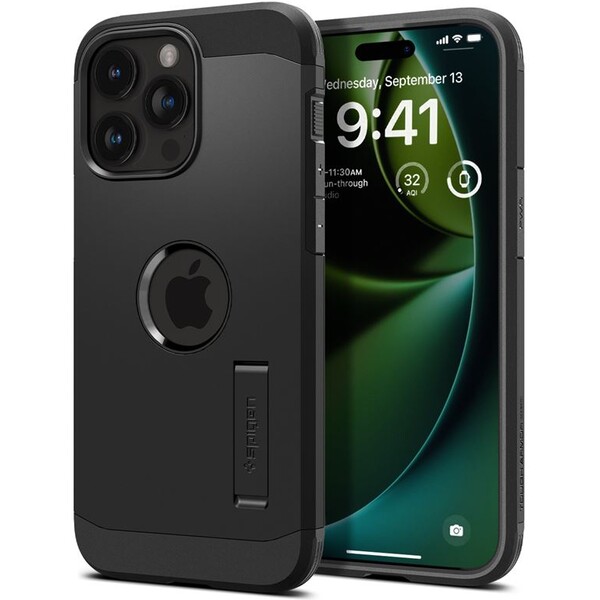 Spigen Tough Armor MagFit kryt iPhone 15 Pro Max černý