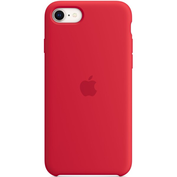 Silikonový kryt na iPhone SE – červená (PRODUCT)RED