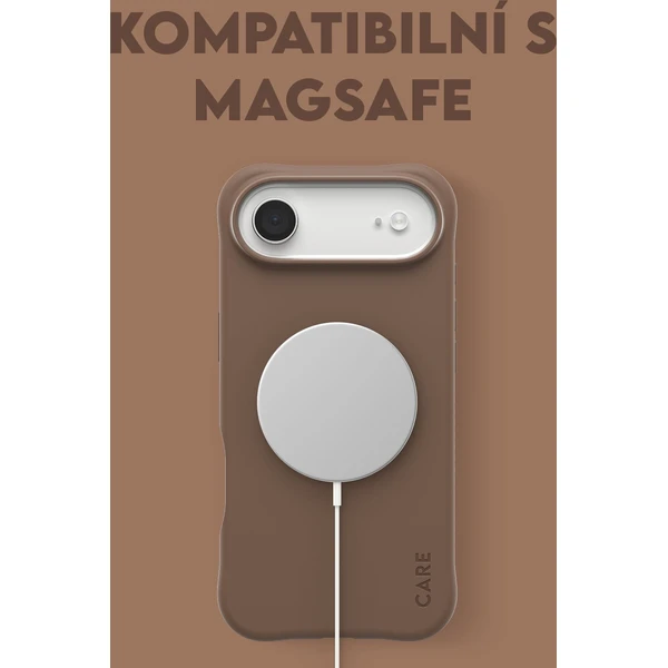 PanzerGlass® CARE Samba kryt s MagSafe Apple iPhone Air Espresso - Pouzdra - Obrázek UKDH000K01