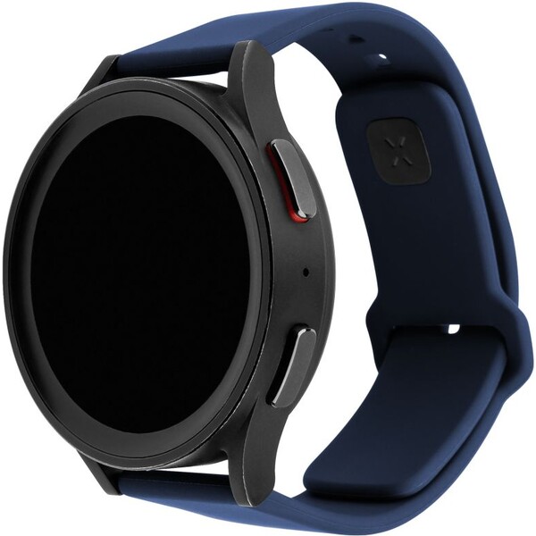 FIXED set silikonových řemínků s Quick Release 22mm pro smartwatch modrý