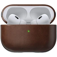 Nomad Modern Leather pouzdro AirPods Pro 2. generace tmavě hnědé - Pouzdra