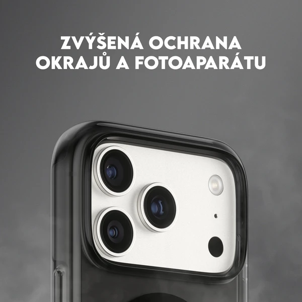 PanzerGlass® CARE Smokey kryt s MagSafe Apple iPhone 17 Pro kouřový/černý - Pouzdra - Obrázek UODH000K01